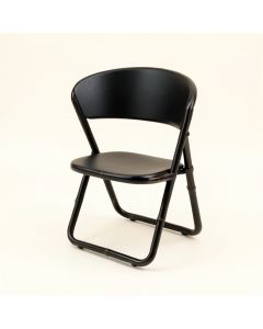 Clay Canyon Folding Outdoor Chair - Black (synthetic illustration; no displayed measurements)