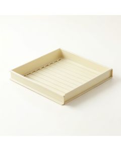 Flint Canyon Empty Under-Desk Cable Tray - Cream (synthetic illustration; no displayed measurements)