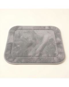 Meadow Edge Bath Mat - Gray (synthetic illustration; no displayed measurements)