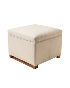 Ivey 13.75 '' Wide Tufted Square Footstool Ottoman (synthetic illustration; no displayed measurements)