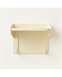Summit Bluff Wall-Mounted Entryway Organizer Shelf - Ivory (synthetic illustration; no displayed measurements)