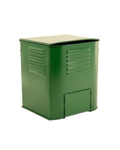 Moss Brook Closed Garden Compost Bin - Green (synthetic illustration; no displayed measurements)