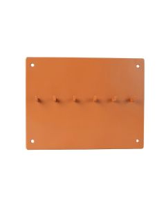 Lake Canyon Empty Wall-Mounted Tool Organizer Panel - Terracotta (synthetic illustration; no displayed measurements)