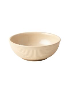 Ridge Arc Dining Bowl - Beige (synthetic illustration; no displayed measurements)