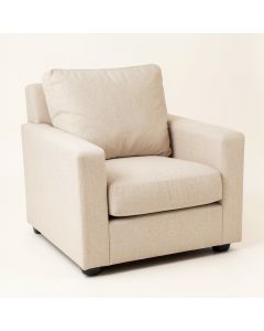 Glen Field Upholstered Armchair - Beige (synthetic illustration; no displayed measurements)