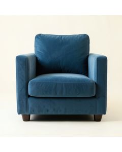 Fern Brook Upholstered Armchair - Blue (synthetic illustration; no displayed measurements)
