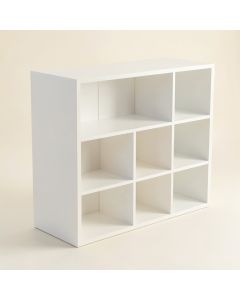 Olive Arc Desktop Shelving Unit (synthetic illustration; no displayed measurements)