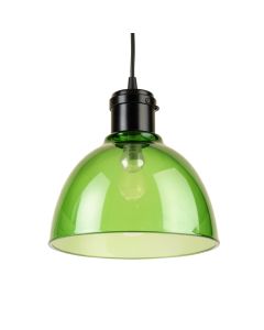 6.5 '' H X 6 '' W Glass Bowl Pendant Shade ( Screw On ) In Green (synthetic illustration; no displayed measurements)