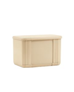 Sage Bend Narrow Outdoor Storage Bench - Beige (synthetic illustration; no displayed measurements)