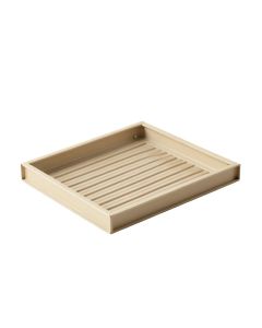 Lake Canyon Empty Under-Desk Cable Tray - Beige (synthetic illustration; no displayed measurements)