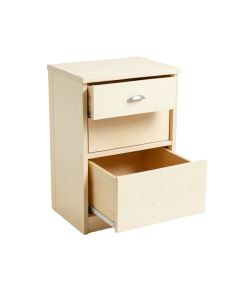 Holly Crossing Freestanding Pull-Out Hamper Cabinet - Ivory