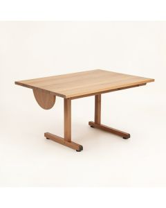 Dining Table With Leaf (synthetic illustration; no displayed measurements)