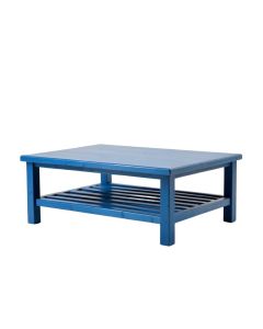 Shore Arc Coffee Table - Blue (synthetic illustration; no displayed measurements)