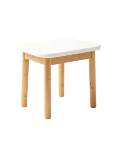 Sage Bridge Compact Balcony Table - White (synthetic illustration; no displayed measurements)