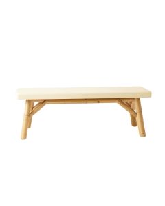 Sage Bridge Indoor Bench - Cream (synthetic illustration; no displayed measurements)