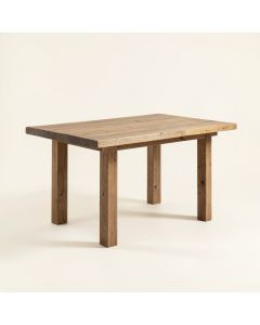Leahy Rustic Solid Wood Dining Table (synthetic illustration; no displayed measurements)