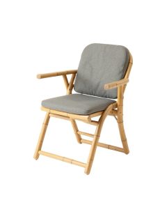 Brook Brook Folding Outdoor Chair - Gray (synthetic illustration; no displayed measurements)