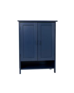 Fern Branch Wall-Mounted Laundry Cabinet - Navy (synthetic illustration; no displayed measurements)
