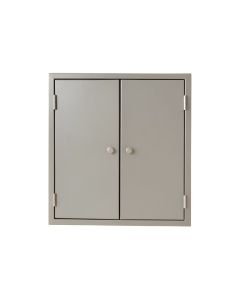 Oak Crossing Wall-Mounted Entry Cabinet - Gray (synthetic illustration; no displayed measurements)