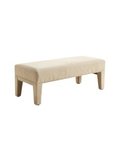 Bedale Upholstered Wood Bench (synthetic illustration; no displayed measurements)