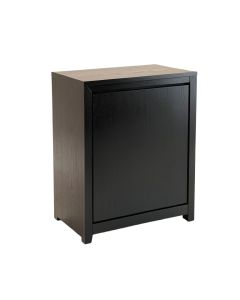 Aspen Crest Freestanding Pull-Out Hamper Cabinet - Black