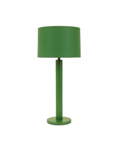 Cliff Bridge Floor Lamp With A Plain Fabric Shade - Green (synthetic illustration; no displayed measurements)