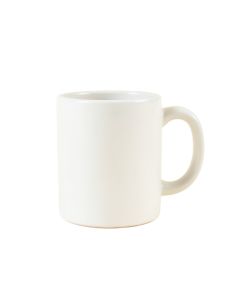 Ridge Arc Ceramic Mug - White