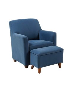 Cozy Kids Club Chair And Ottoman