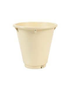 Bay Branch Empty Railing Planter With Integral Brackets - Ivory