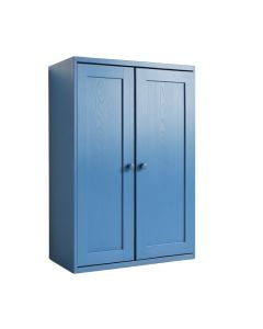 Shore Crest Wall-Mounted Laundry Cabinet - Blue