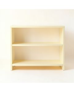 Flint Bend Low Bookcase - Ivory (synthetic illustration; no displayed measurements)