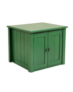 Rowan Canyon Empty Furniture-Style Litter Enclosure - Green (synthetic illustration; no displayed measurements)