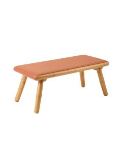 Ash Dell Indoor Bench - Terracotta (synthetic illustration; no displayed measurements)