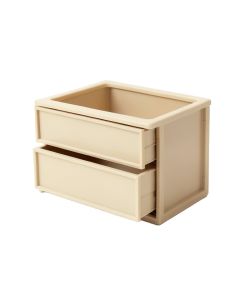 Reed Bend Small-Parts Storage Drawer Cabinet - Beige