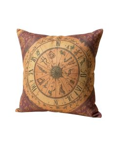 Hippie Style Zodiac Square Pillow Cover