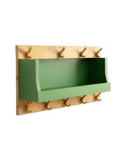 Fern Bluff Wall-Mounted Entryway Organizer Shelf - Green