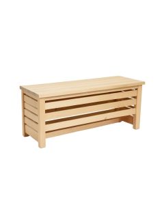 Holly Brook Narrow Outdoor Storage Bench - Beige (synthetic illustration; no displayed measurements)