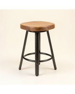 Harbison Swivel Solid Wood Counter & Bar Stool (synthetic illustration; no displayed measurements)