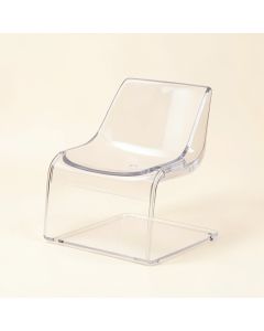 Jalbert Stacking Side Chair In Clear (synthetic illustration; no displayed measurements)