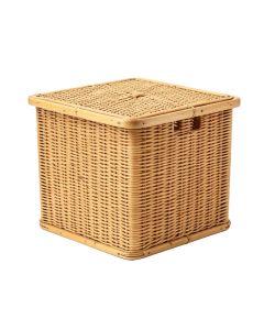 Bamboo Rectangular Laundry Hamper