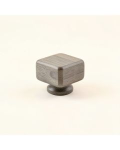 Cliff Bend Cabinet Knob Without Packaging - Gray (synthetic illustration; no displayed measurements)
