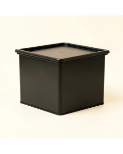 Meadow Bridge Closed Outdoor Storage Box - Black (synthetic illustration; no displayed measurements)