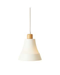 Slate Brook Pendant Light Suspended From One Plain Cable - White (synthetic illustration; no displayed measurements)