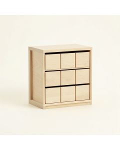 Linden Canyon Small-Parts Storage Drawer Cabinet - Beige (synthetic illustration; no displayed measurements)