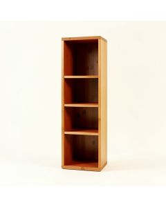 Flint Crest Narrow Cubby Tower - Terracotta (synthetic illustration; no displayed measurements)
