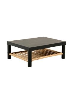 Birch Crest Coffee Table - Black (synthetic illustration; no displayed measurements)