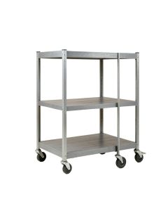 Linden Brook Empty Rolling Workshop Cart - Gray