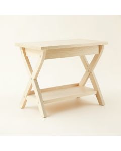 Willow Crest Side Table - Ivory (synthetic illustration; no displayed measurements)