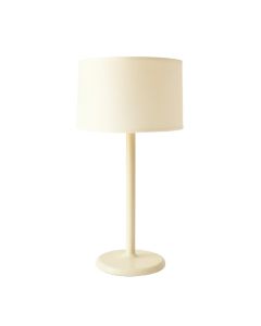 Cove Bluff Floor Lamp With A Plain Fabric Shade - Ivory (synthetic illustration; no displayed measurements)