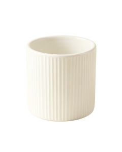 Heath Bend Empty Candle Holder - White (synthetic illustration; no displayed measurements)